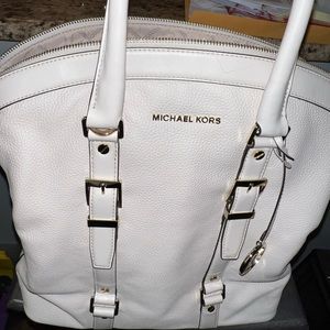 Michael Kors winter white bag